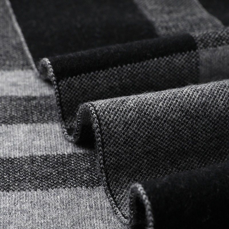 Luxury Scarf Man Winter Warm W - Muffler Men Wool のレビューと価格