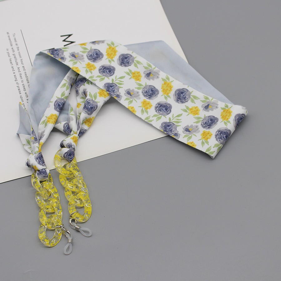 Bohemia Print Silk Scarf Glass - Silk Neck Scarf のレビューと価格