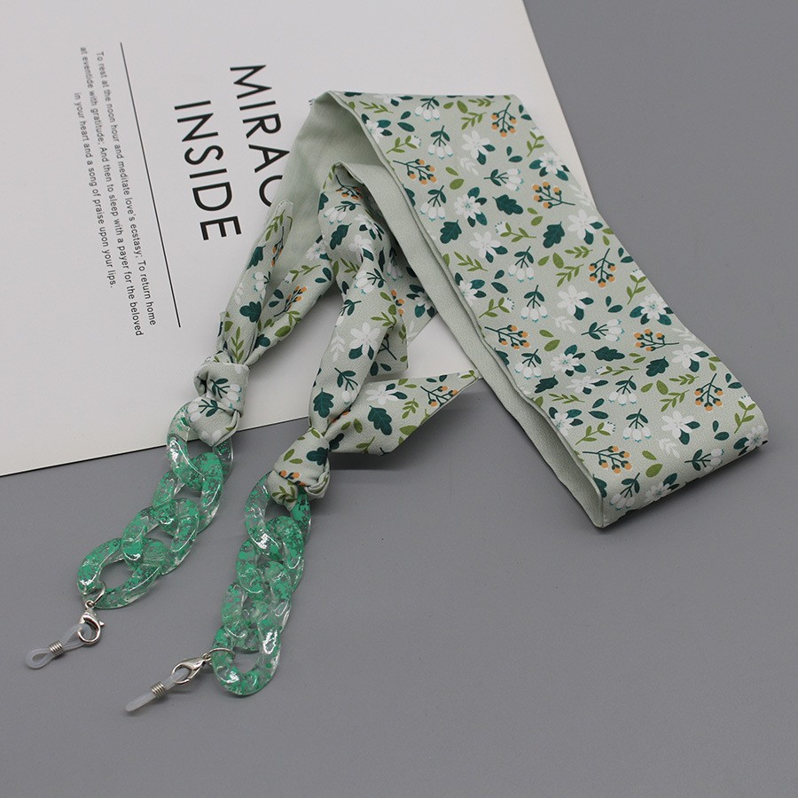 Bohemia Print Silk Scarf Glass - Silk Neck Scarf のレビューと価格