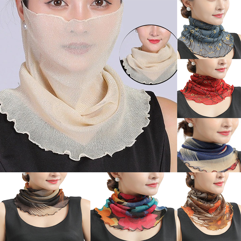 Spring Summer Chiffon Neck Col - Ascot Neck Scarf のレビューと価格