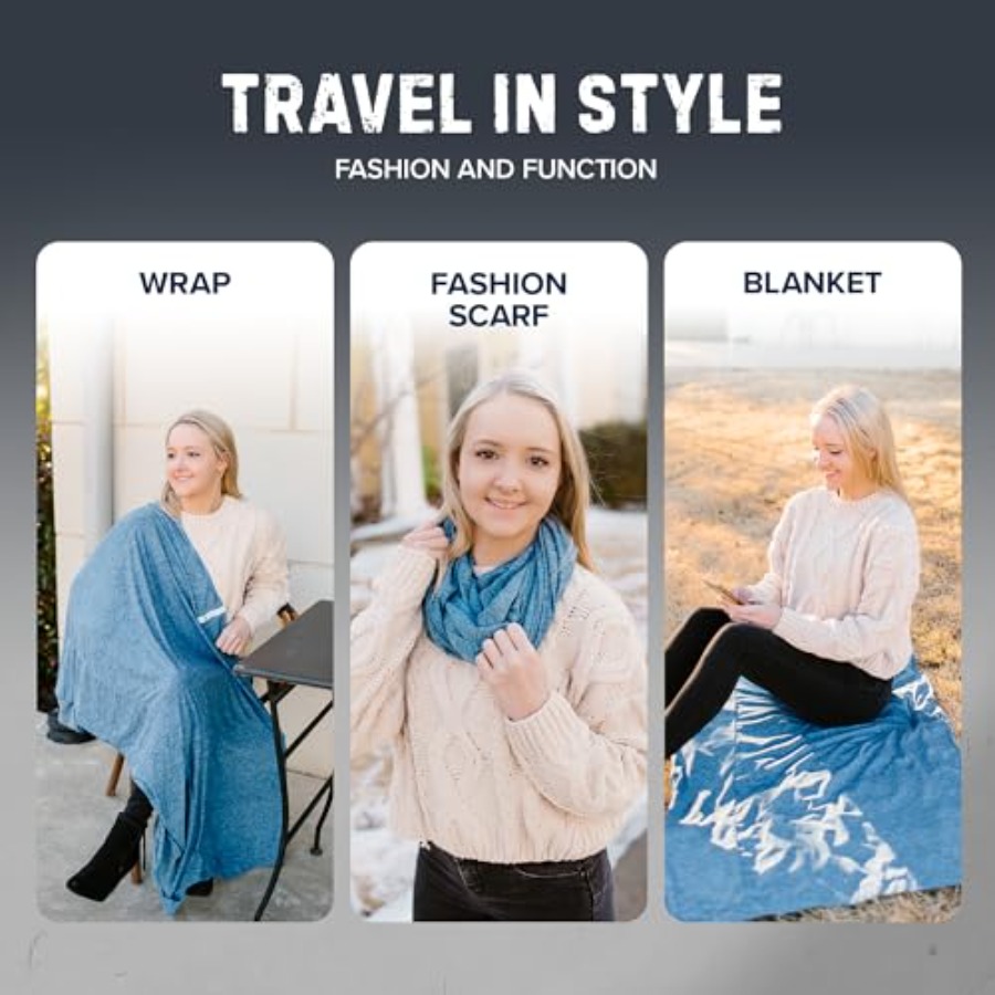 Infinity Travel Scarf Loop wit - Infinity Scarf Knit のレビューと価格