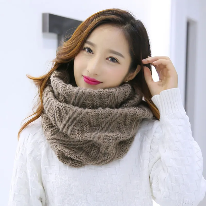 Unisex Winter Soft Chunky Knit - Infinity Scarf Knit のレビューと価格