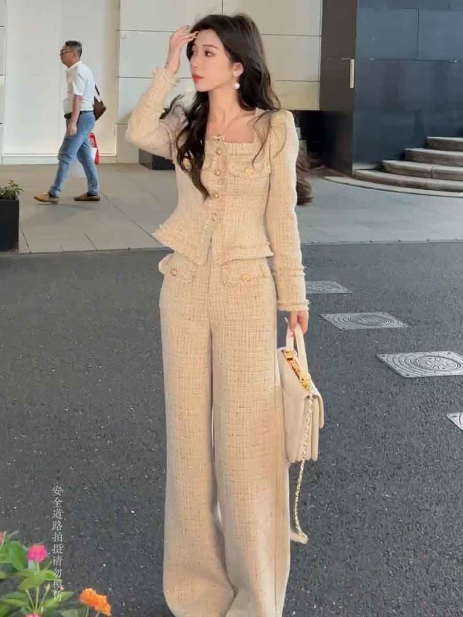 2024 Winter Women's Fashion an - Pocket Square Set のレビューと価格