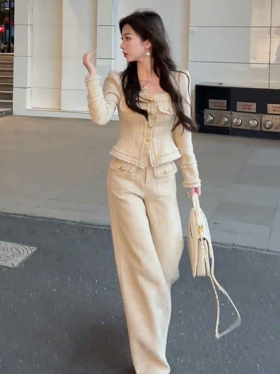 2024 Winter Women's Fashion an - Pocket Square Set のレビューと価格