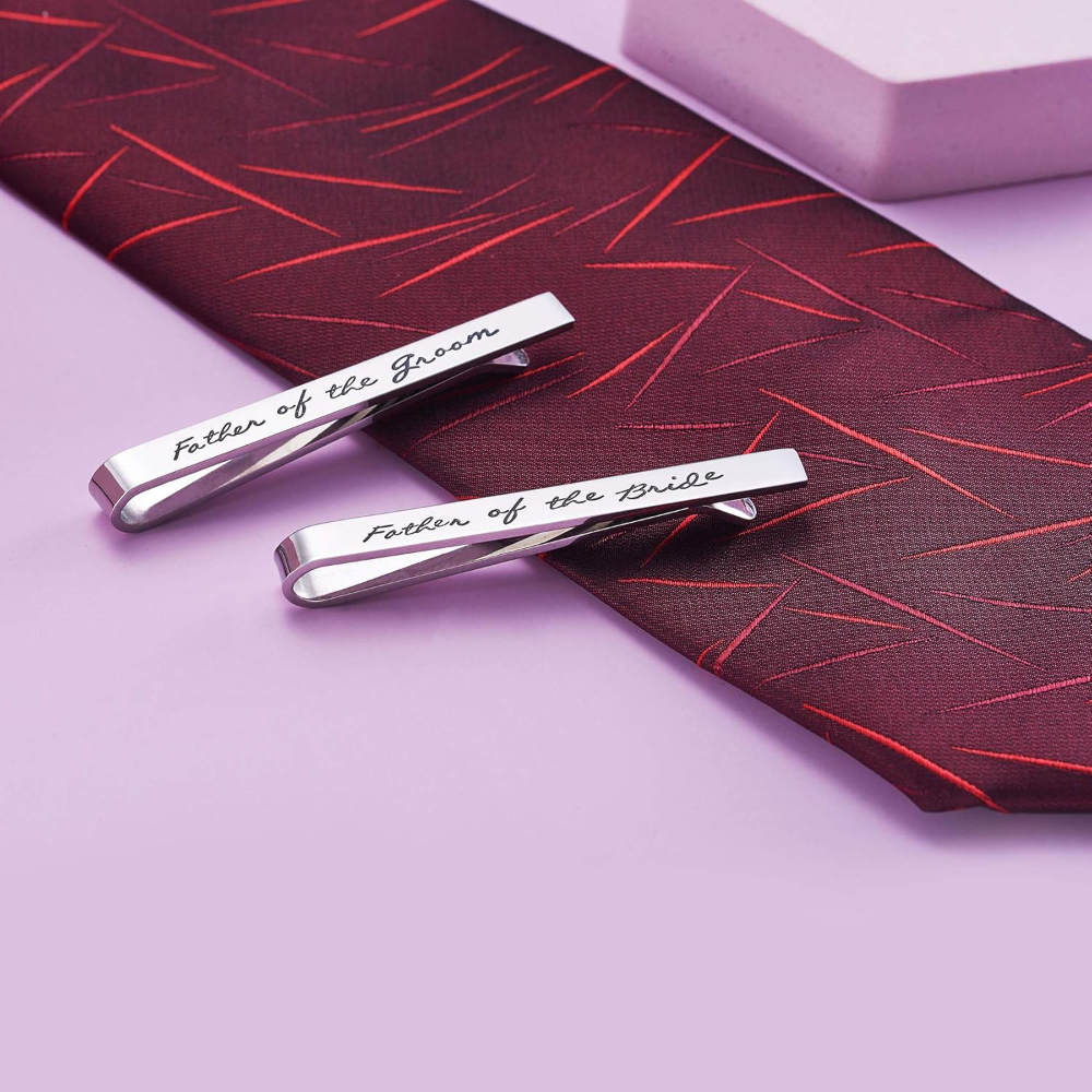 Father of The Groom Father of  - Tie Bar Set Gift のレビューと価格