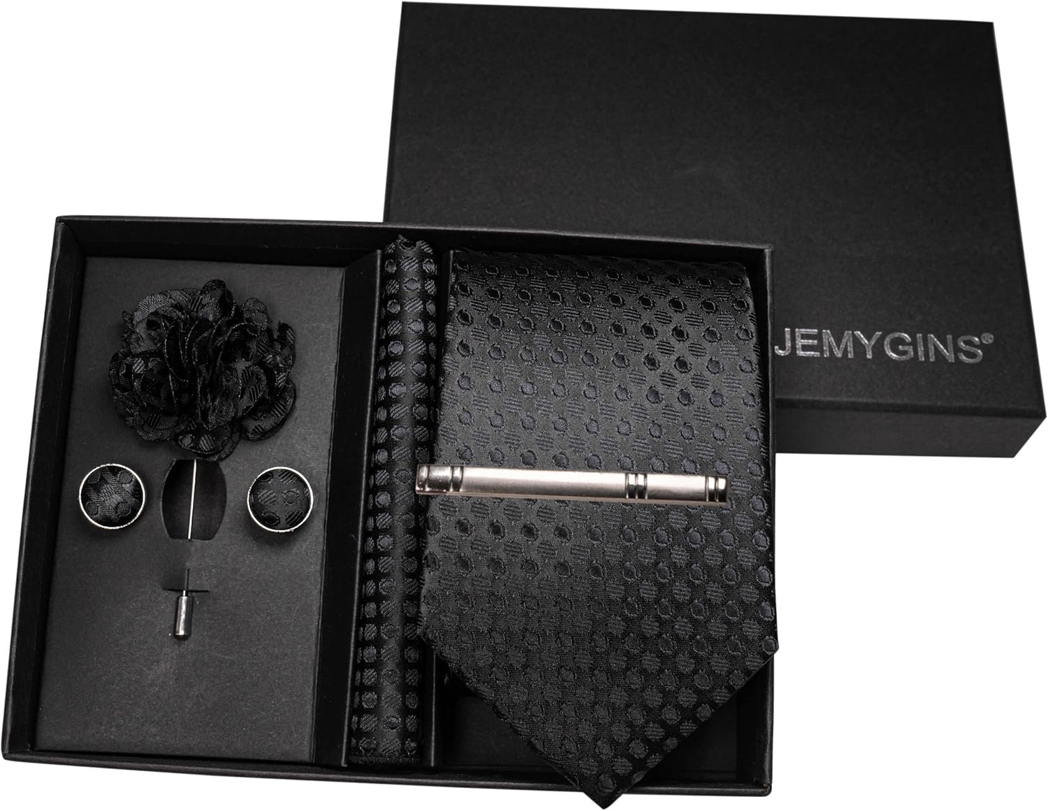5PCS Men's Tie Set with Pocket - Pocket Square Set のレビューと価格