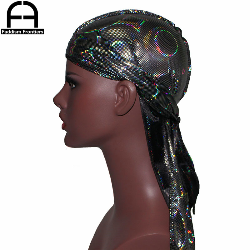 New Men's Colorful Sparkly Sil - Bandana Doo Rag のレビューと価格
