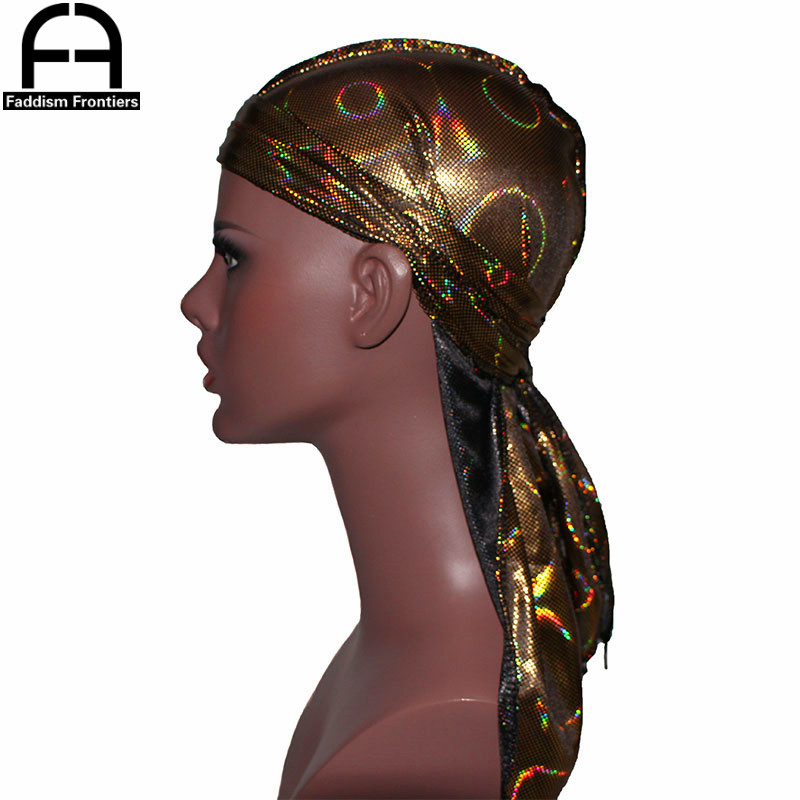 New Men's Colorful Sparkly Sil - Bandana Doo Rag のレビューと価格