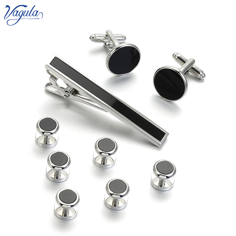 VAGULA 9 PCS Tie bar Cuff link - Tie Bar Set Gift のレビューと価格