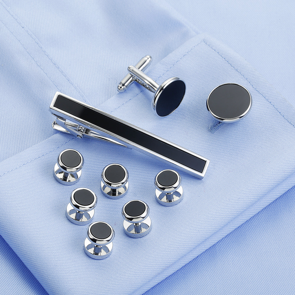 VAGULA 9 PCS Tie bar Cuff link - Tie Bar Set Gift のレビューと価格