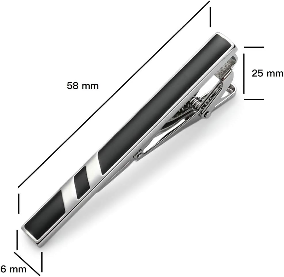 Classic Silver Tie Bar Set for - Tie Bar Set Gift のレビューと価格