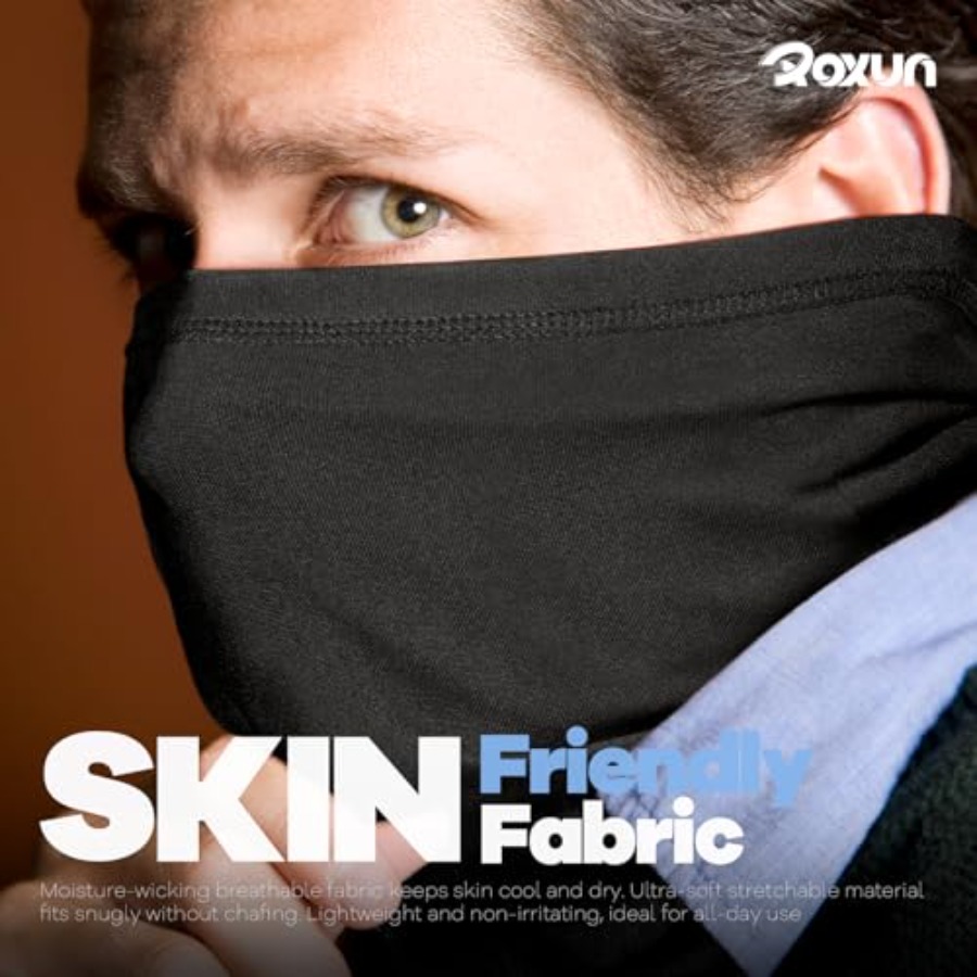 ROXUN 4 Pack Neck Gaiter, Cool - Face Scarf Mask のレビューと価格