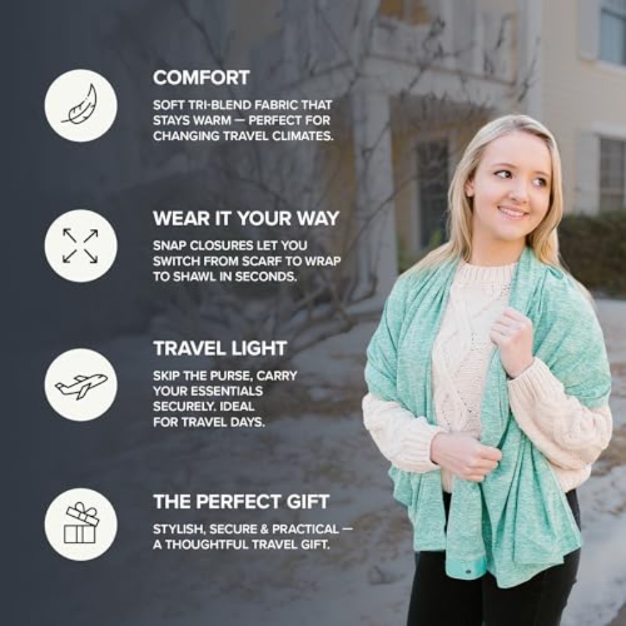 Infinity Travel Scarf Loop wit - Infinity Scarf Knit のレビューと価格