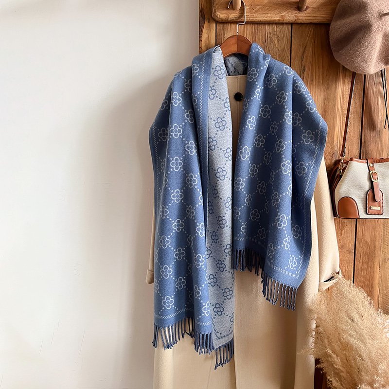 Brands Jacquard Design Winter  - Woven Scarf Blanket のレビューと価格
