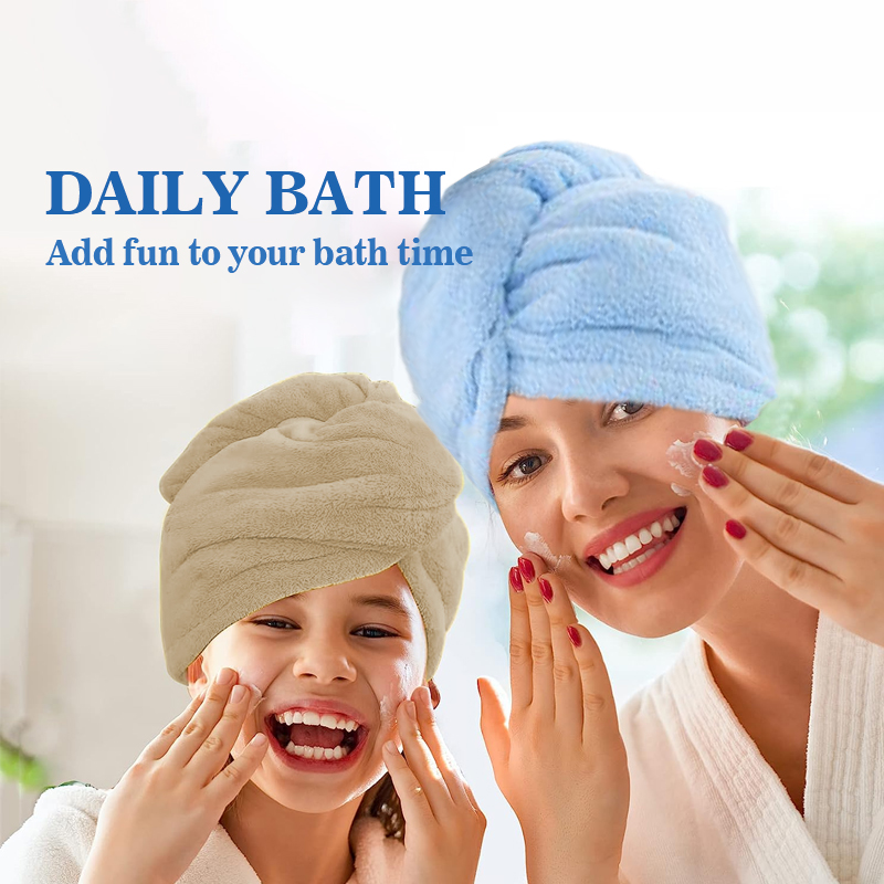 Microfiber Hair Towel Wrap for - Head Wrap Turban のレビューと価格