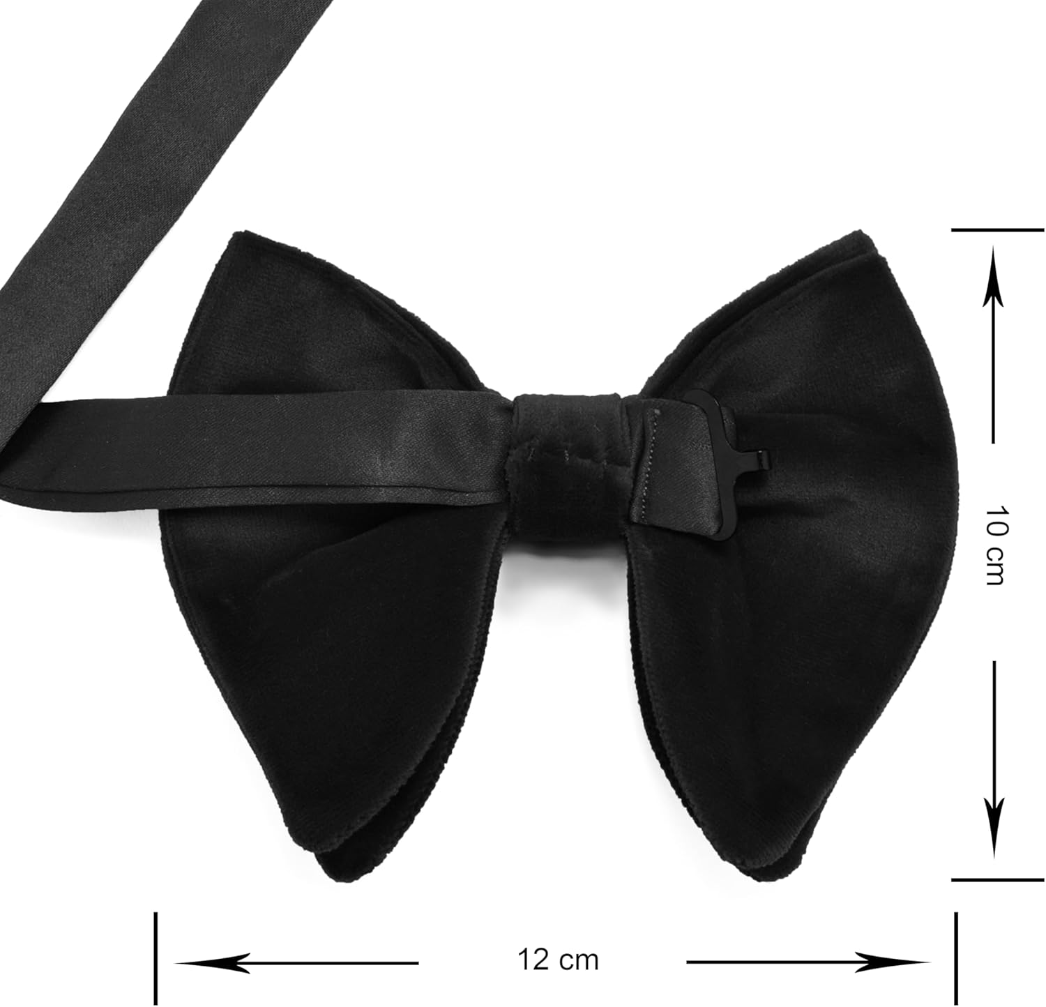 Solid Velvet Pre-tied Bow Tie  - Pocket Square Set のレビューと価格