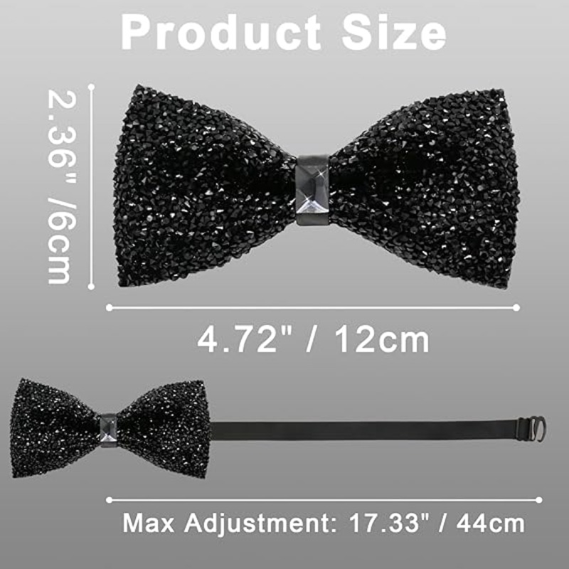 Fashion Rhinestone Bow Ties fo - Bow Tie Pre Tied のレビューと価格