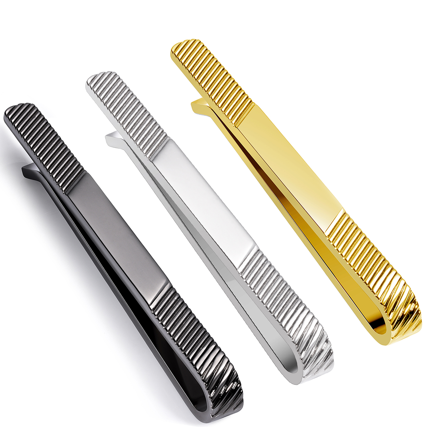 TAIGRAMA 2.5 inch Tie Clip for - Tie Bar Set Gift のレビューと価格