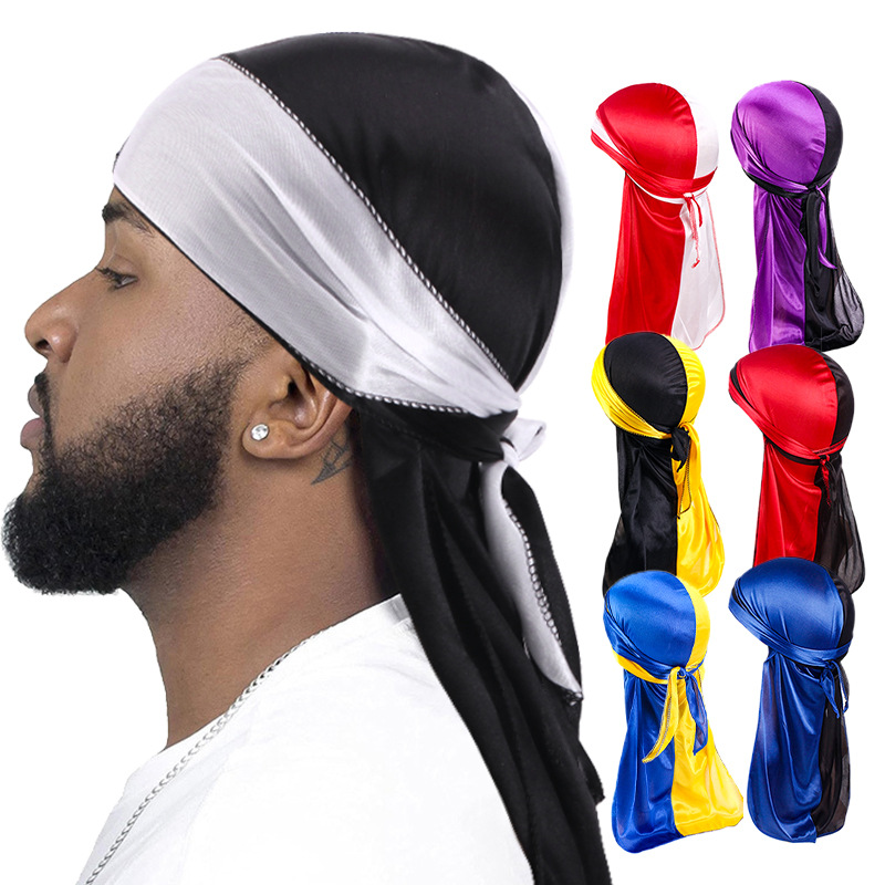 New Silky Durag Long Tail Head - Bandana Doo Rag のレビューと価格