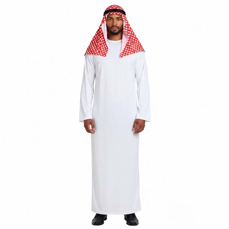 Traditional Arab Costume Arabi - Ascot Neck Scarf のレビューと価格