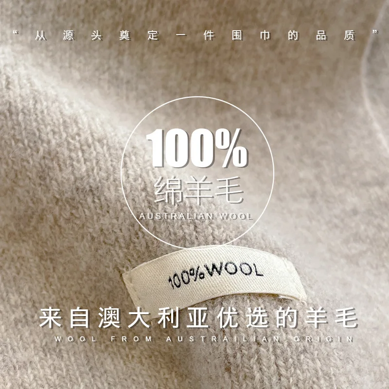 High Quality 100% Wool Scarf M - Muffler Men Wool のレビューと価格