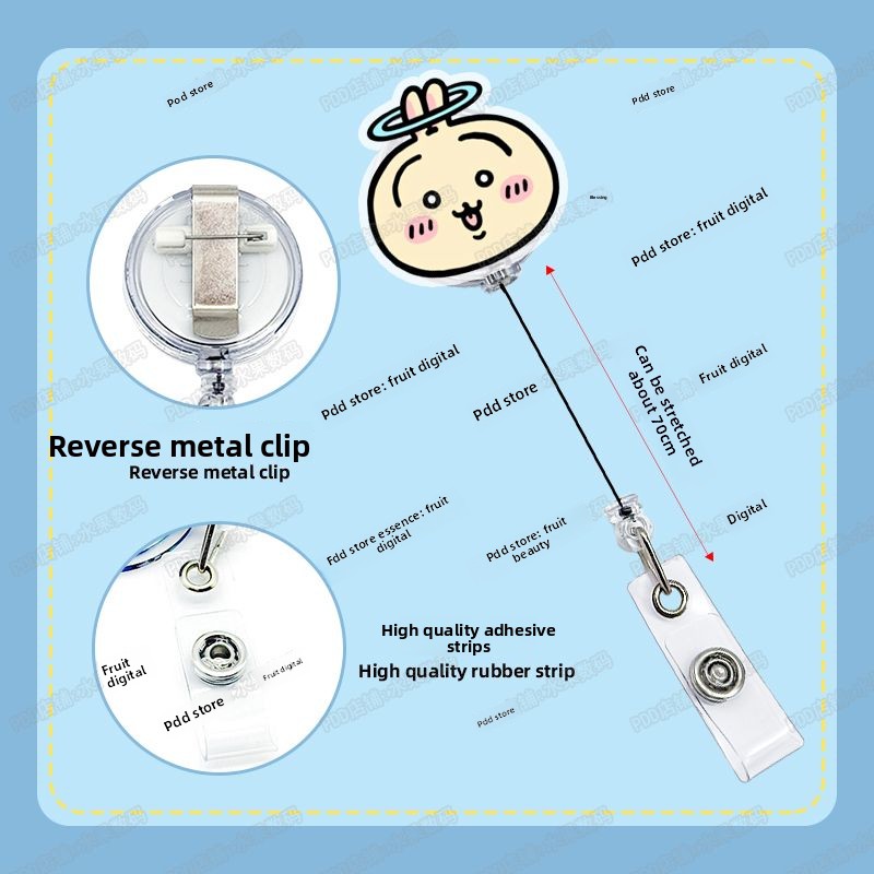 Jhikawas Retractable Badge Ree - Lanyard Badge Holder のレビューと価格