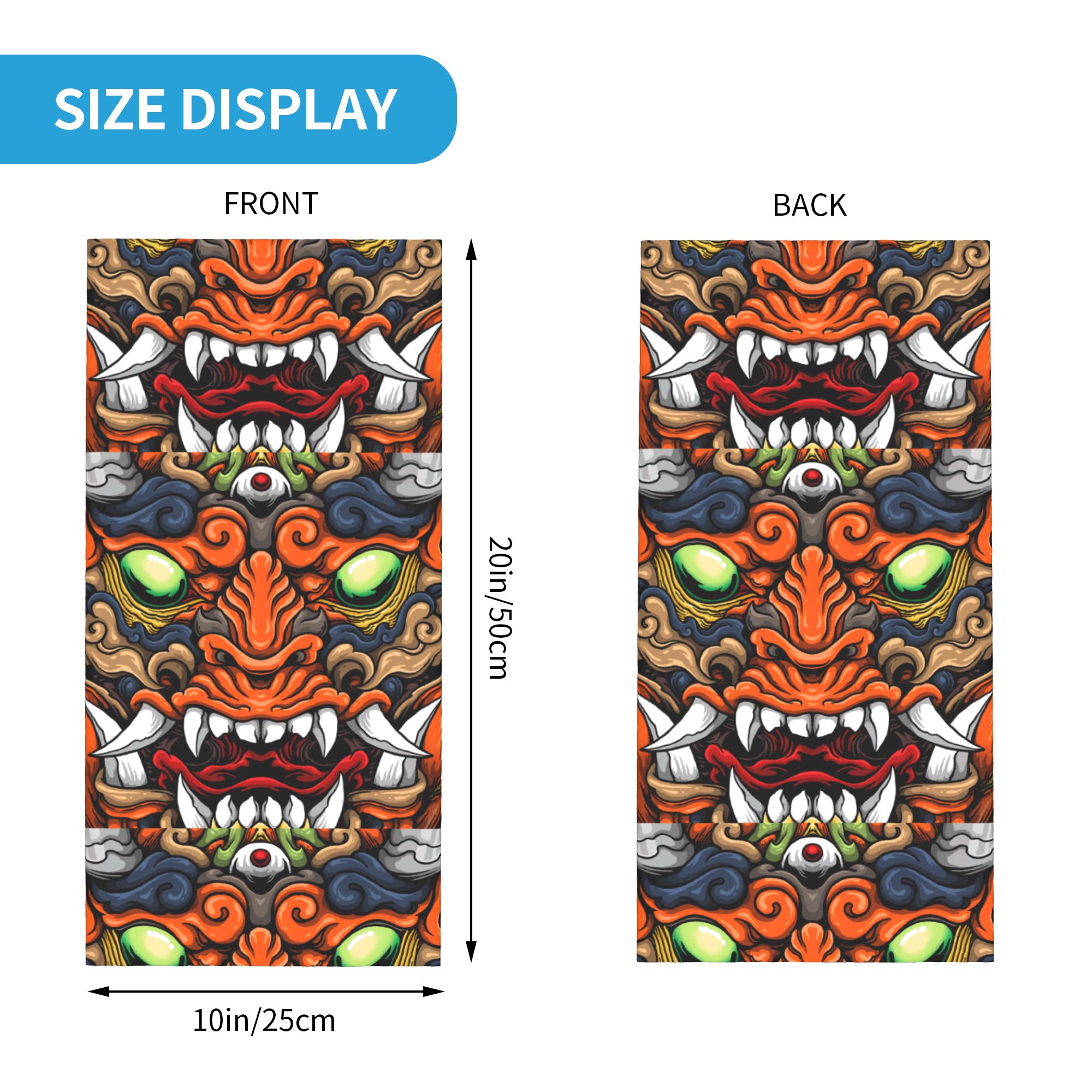 Custom Samurai Demon Oni Winte - Neck Warmer Tube のレビューと価格