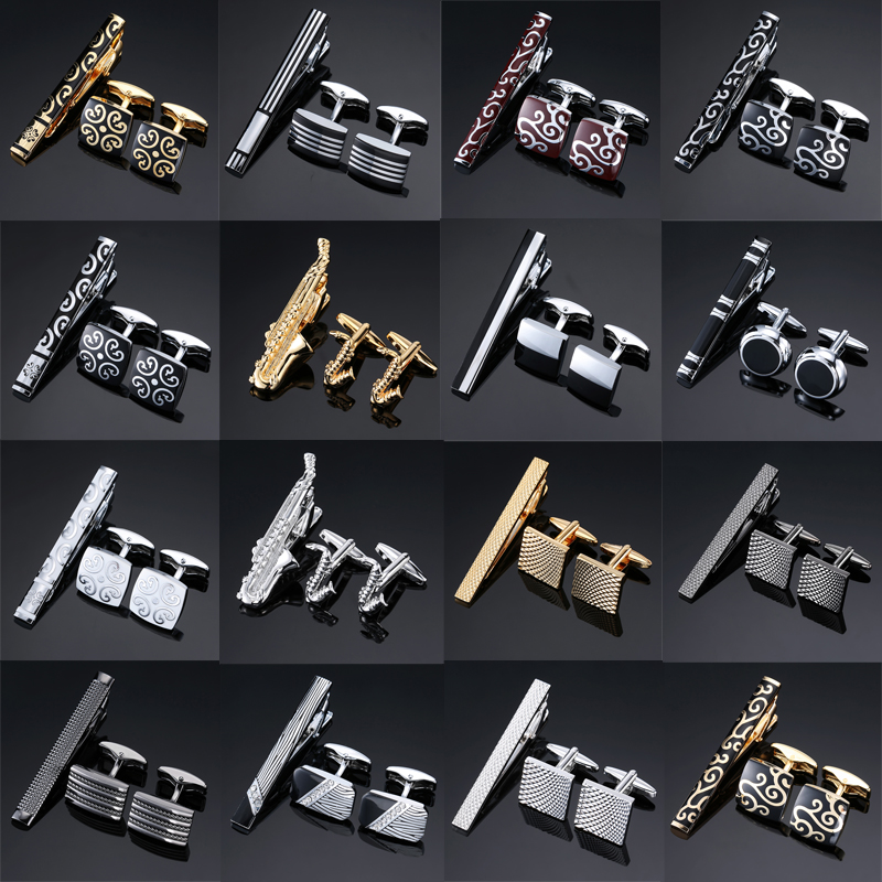 High Quality Cuff links neckti - Tie Bar Set Gift のレビューと価格