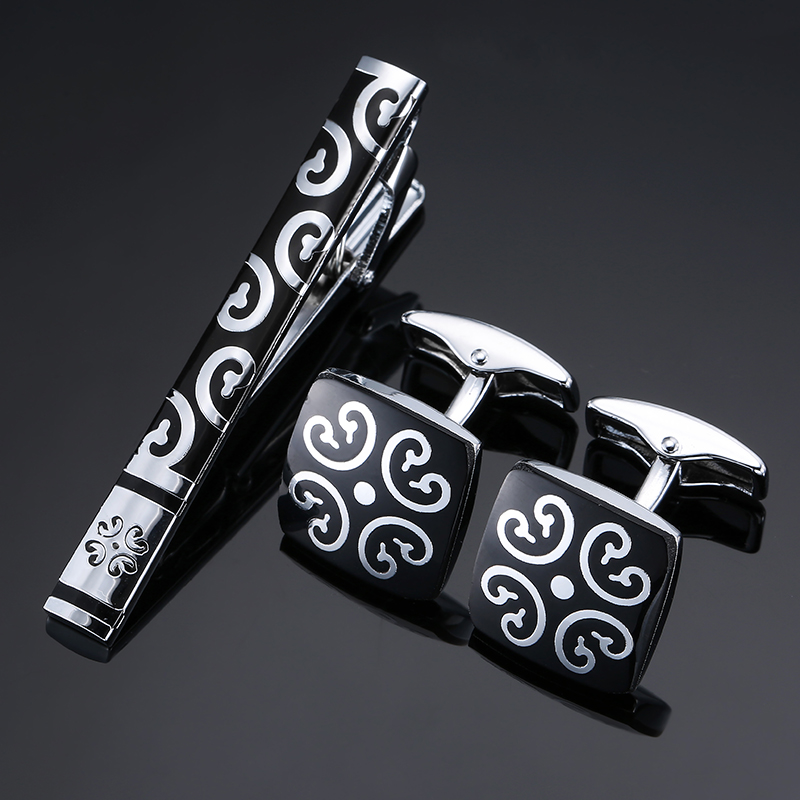 High Quality Cuff links neckti - Tie Bar Set Gift のレビューと価格