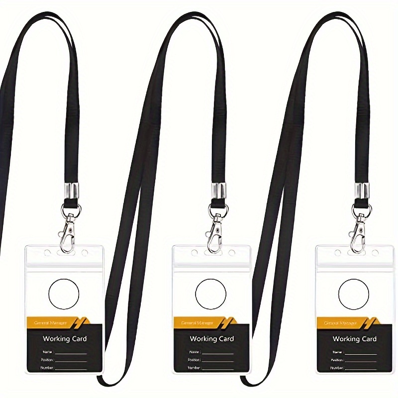 transparent waterproof name ba - Lanyard Badge Holder のレビューと価格