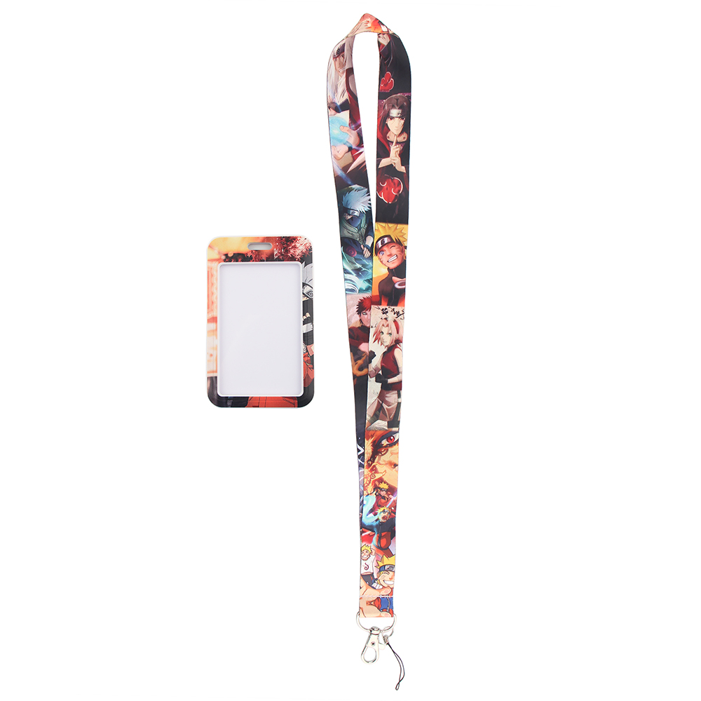 Japanese Anime Red Clouds Busi - Lanyard Badge Holder のレビューと価格