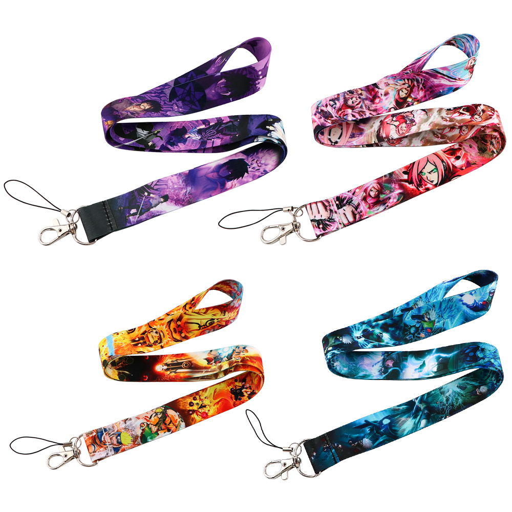 Japanese Anime Red Clouds Busi - Lanyard Badge Holder のレビューと価格