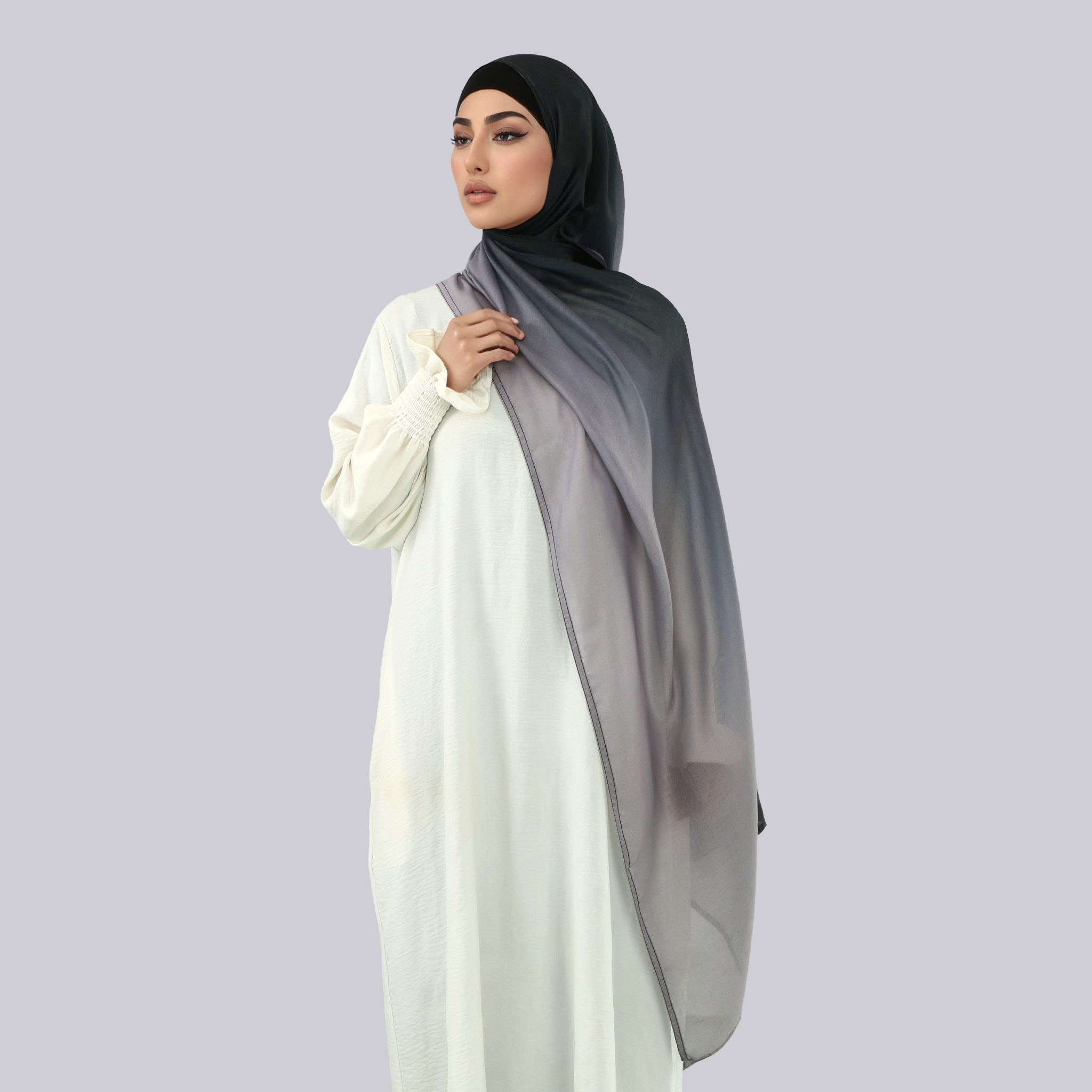 Women Gradient Cotton Rayon Hi - Head Wrap Turban のレビューと価格