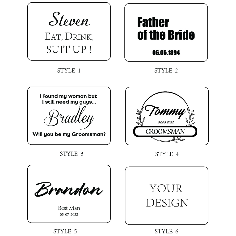 Name Engraved Groomsmen Best M - Tie Bar Set Gift のレビューと価格